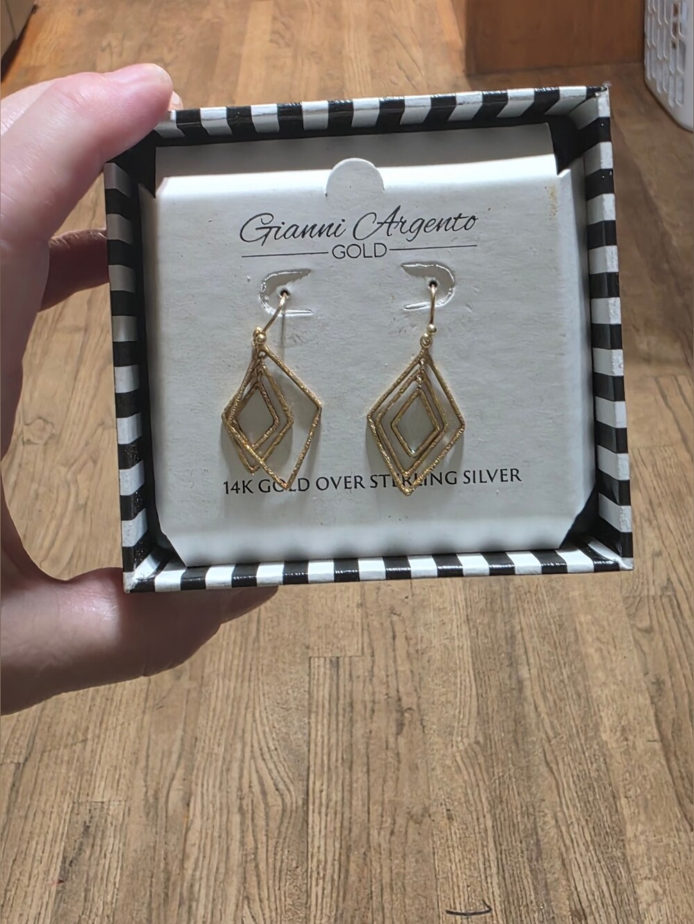 Gianni Argento 14k Over Sterling Dangle Earrings